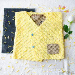 Hand Crocheted Ginger Bread Sweater at Qtrove