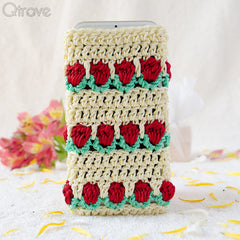 Red Green And Cream Combo Colour Mobile Pouch at Qtrove