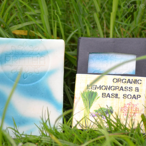 Organic Lemongrass and Basil Handmade Soap