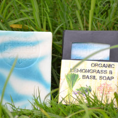 Organic Lemongrass and Basil Handmade Soap at Qtrove