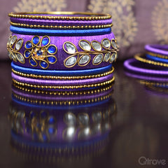 Silk Bangles Hand Jewellery at Qtrove