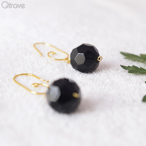 Handcrafted Black Onyx Earrings