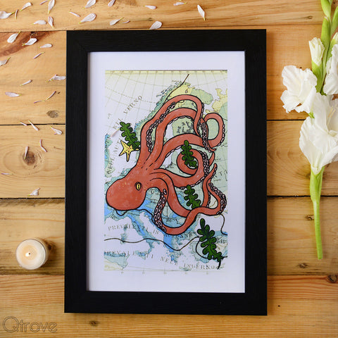 Octopus Framed Wall Art