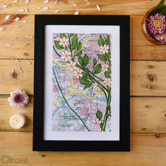 Blooming World Framed Wall Art at Qtrove