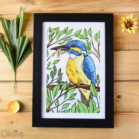 Kingfisher Framed Wall Art