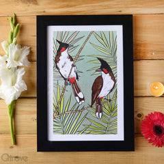 Bulbul Framed Wall Art at Qtrove