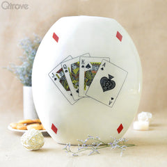 Handcrafted Metal Vase Deck Pattern at Qtrove