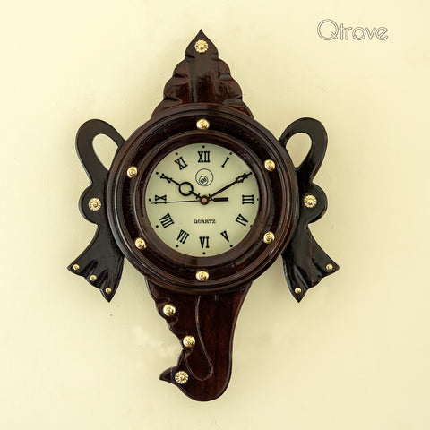 Handmade Antique Shank Rosewood Clock
