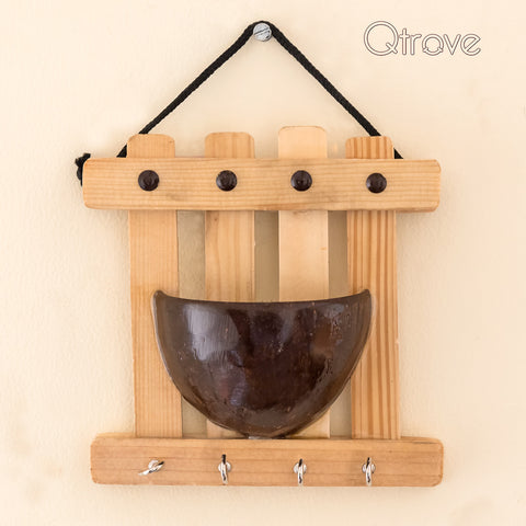 Handmade Wooden Key Holder