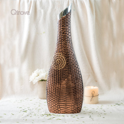 Handcrafted Metal Vase