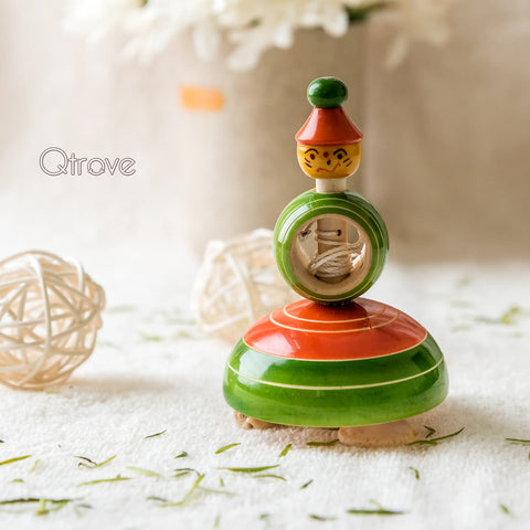 Handmade Wooden Round Beyblade