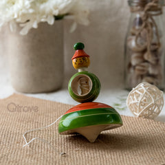 Handmade Wooden Round Beyblade at Qtrove
