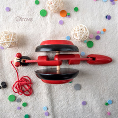 Handmade Wooden Snail (Red) at Qtrove