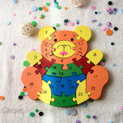Handmade Wooden Bear Puzzle at Qtrove