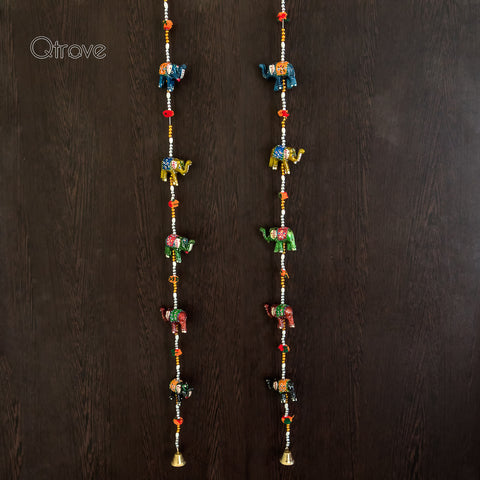 Handcrafted Traditional Elephant Door Hanging