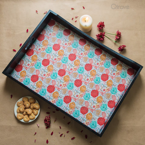 Handcrafted Classic Blossoms Breakfast Tray