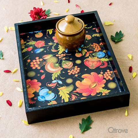 Handcrafted Marigold Small Tray