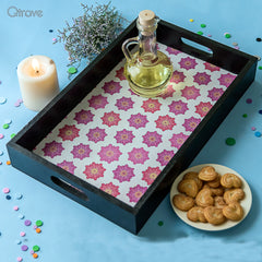 Handcrafted Chakras Large Tray at Qtrove