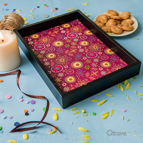 Handcrafted Celebration Small Tray