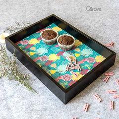 Handcrafted Cosmic Small Tray at Qtrove
