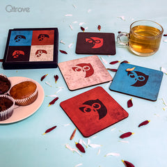 Handcrafted Owl Coaster at Qtrove
