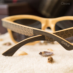 Dark Oak Wooden Sunglasses at Qtrove