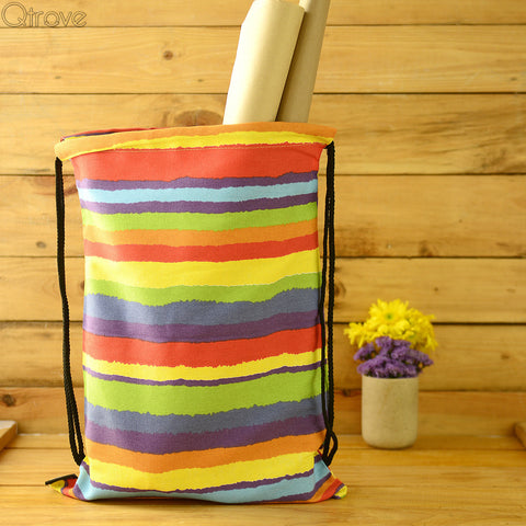 Colourful Cotton Drawstring Bags