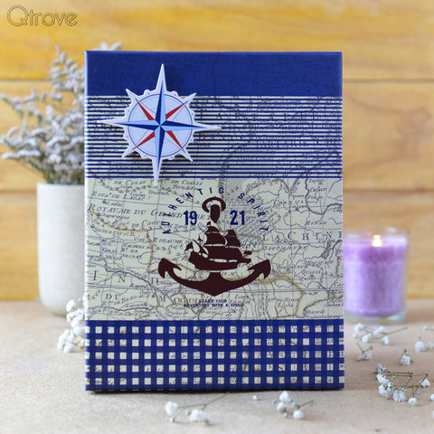 Hat Box (Nautical Anchor) (Set of 3)