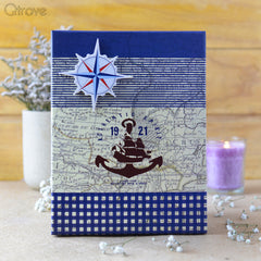 Hat Box (Nautical Anchor) (Set of 3) at Qtrove