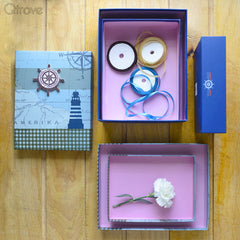 Hat Box (Nautical Compass) (Set of 3) at Qtrove