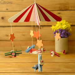 Wooden Planes Cradle Hanging at Qtrove