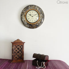 Mosaic Work Wall Clock at Qtrove