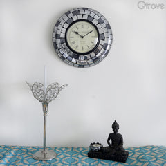 Mosaic Work Wall Clock at Qtrove