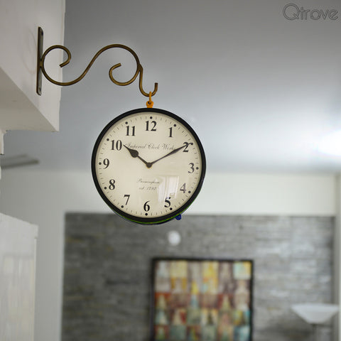 London Train Station - Multi Color Wall Clock
