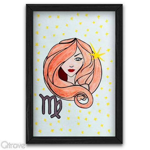 Expressive Virgo Wall Art