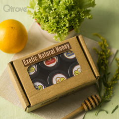 Assorted Exotic Natural Honey (Pack of 6) at Qtrove