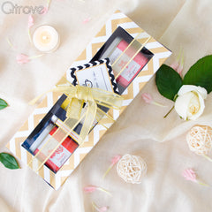 Three Tea Gold & Black Box (Set of 3) at Qtrove