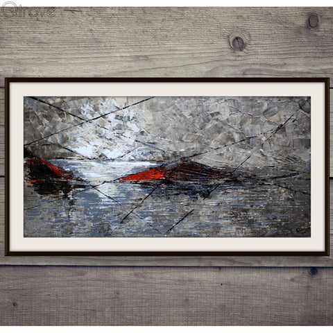 Geometry in Nature Painting (Framed)