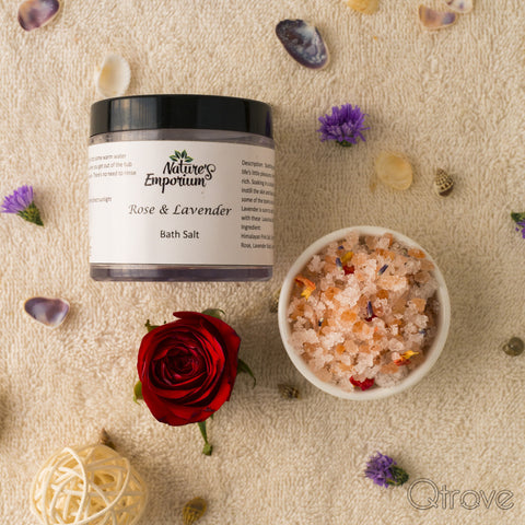 Handmade Rose And Lavender Bath Salt