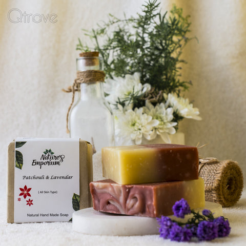 Handmade Patchouli And Lavender Soap