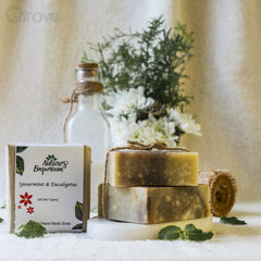 Handmade Men’s Range Spearmint And Eucalyptus Soap at Qtrove