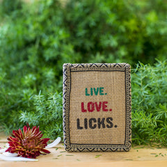 Live Love Licks Fridge Magnet at Qtrove