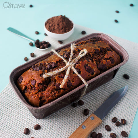 Chunky Chocolate Chip Tea Cake (Eggless)