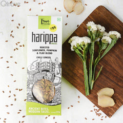 Harippa Sunflower, Pumpkin & Flax Seeds Mix Roasted (Chilli Ginger) at Qtrove