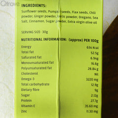 Harippa Sunflower, Pumpkin & Flax Seeds Mix Roasted (Chilli Ginger) at Qtrove