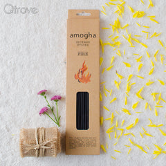 Amogha Sandal Incense Sticks - Fire at Qtrove