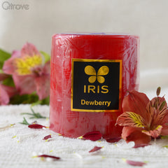 Dewberry Pillar Candle at Qtrove