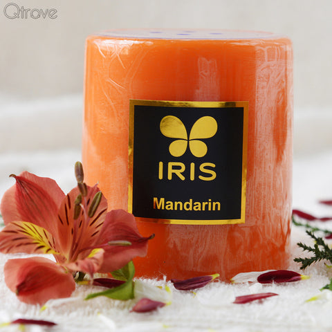 Mandarin Pillar Candle