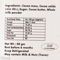 Artisanal Milk Chocolate Bar at Qtrove