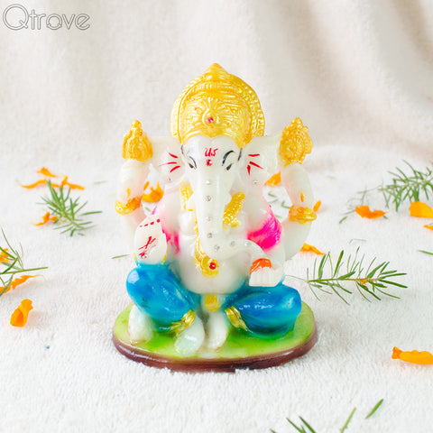 Handmade Marble Ganesha (5 inches)